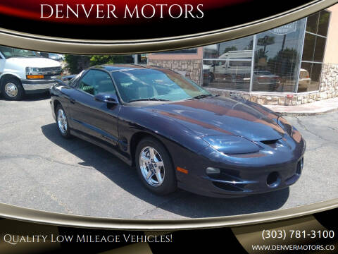 1998 Pontiac Firebird for sale at DENVER MOTORS in Englewood CO