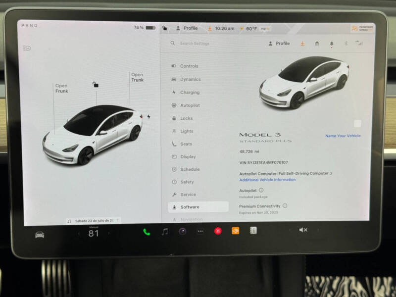 2021 Tesla Model 3 Standard Range Plus