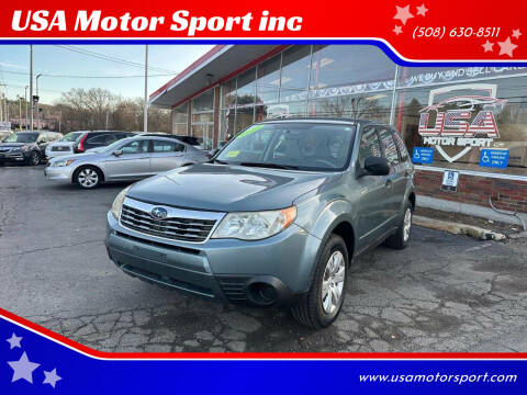 2010 Subaru Forester for sale at USA Motor Sport inc in Marlborough MA