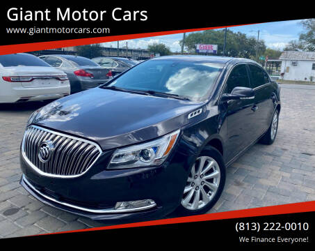 2014 Buick LaCrosse for sale at Giant Motor Cars in Tampa FL