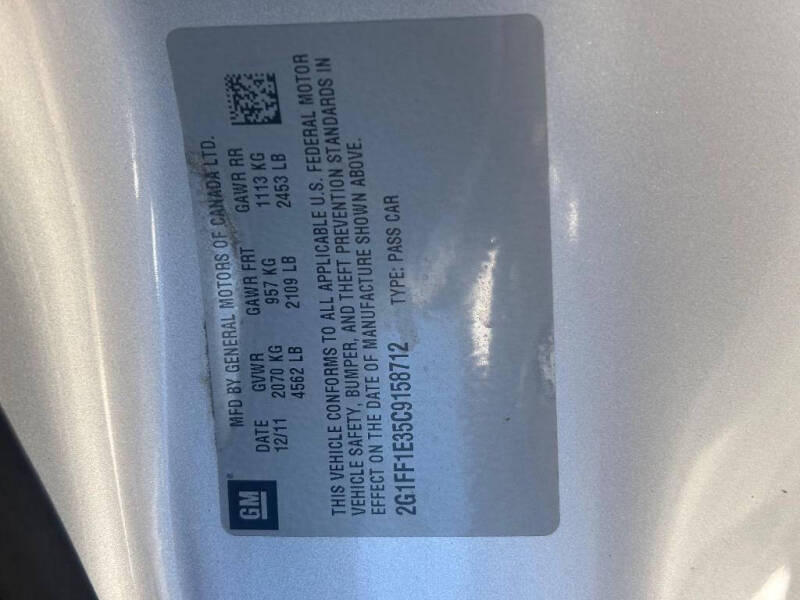 2012 Chevrolet Camaro LT