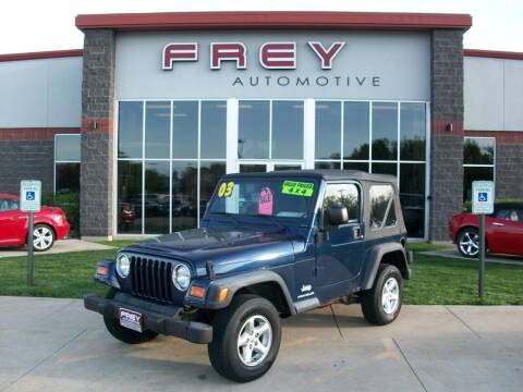 2003 Jeep Wrangler for sale at Frey Automotive in Muskego WI