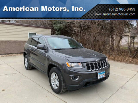 2015 Jeep Grand Cherokee for sale at American Motors, Inc. in Farmington MN