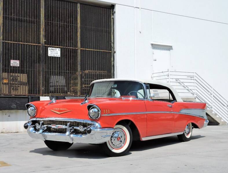1957 Chevrolet Bel Air for sale at Auto Whim - "Sold Cars" in Miami FL