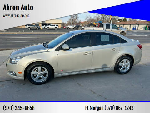 2014 Chevrolet Cruze for sale at Akron Auto - Fort Morgan in Fort Morgan CO