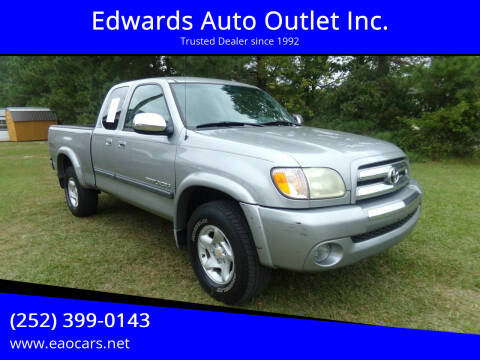 2003 Toyota Tundra for sale at Edwards Auto Outlet Inc. in Wilson NC