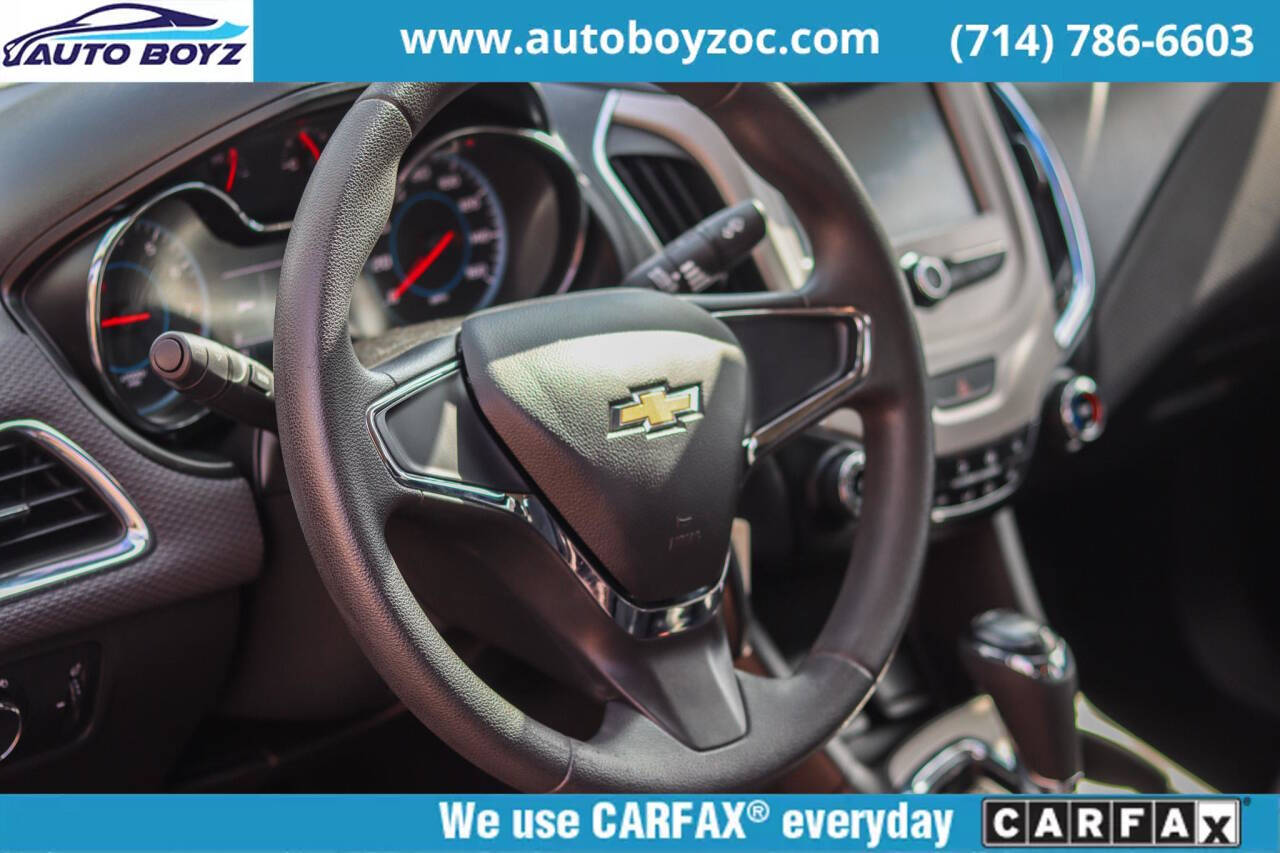 2016 Chevrolet Cruze for sale at Auto Boyz in Garden Grove, CA