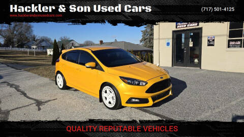 2015 Ford Focus for sale at Hackler & Son Used Cars in Red Lion PA