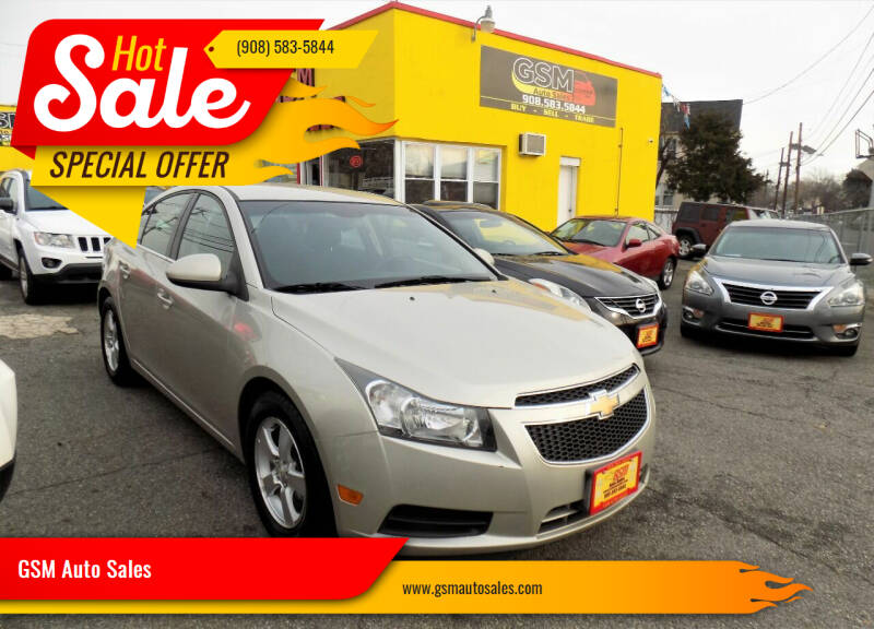 2013 Chevrolet Cruze for sale at GSM Auto Sales in Linden NJ
