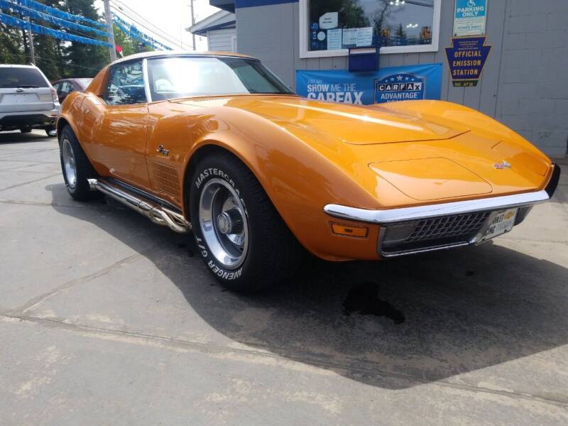 1971 Chevrolet Corvette for sale at Fleetwing Auto Sales in Erie PA