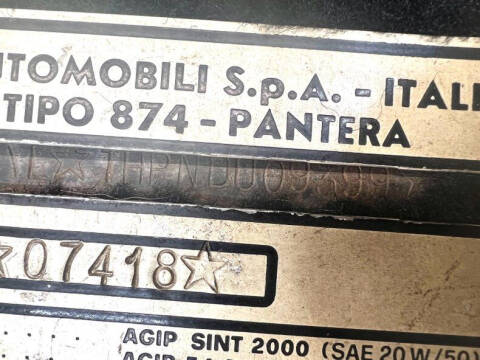 1986 De Tomaso Pantera