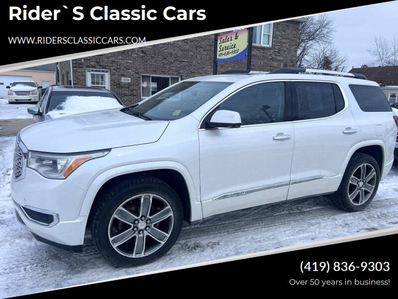 2017 GMC Acadia for sale at Rider`s Classic Cars in Millbury OH