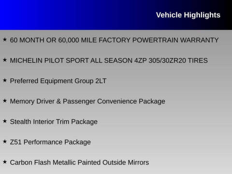 2023 Chevrolet Corvette Stingray