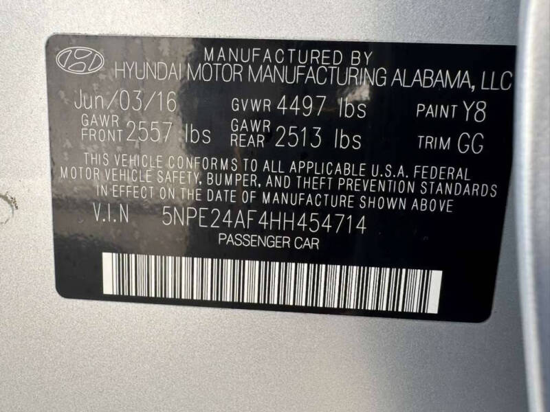 2017 Hyundai Sonata SE