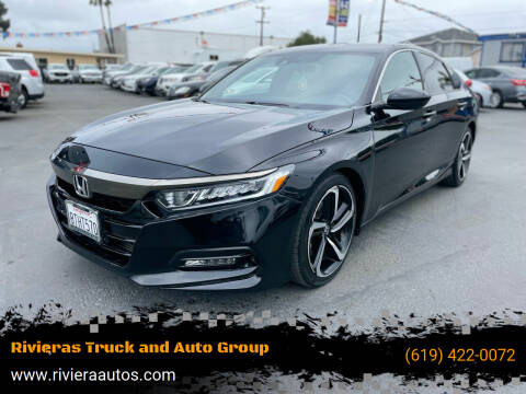 2020 Honda Accord for sale at Rivieras Truck and Auto Group in Chula Vista CA
