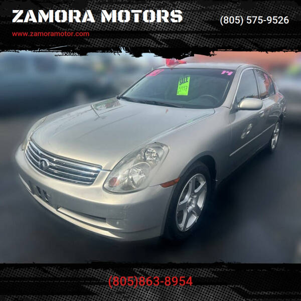 2003 Infiniti G35 for sale at ZAMORA MOTORS SM in Santa Maria CA