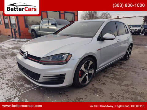 2016 Volkswagen Golf GTI for sale at Better Cars in Englewood CO