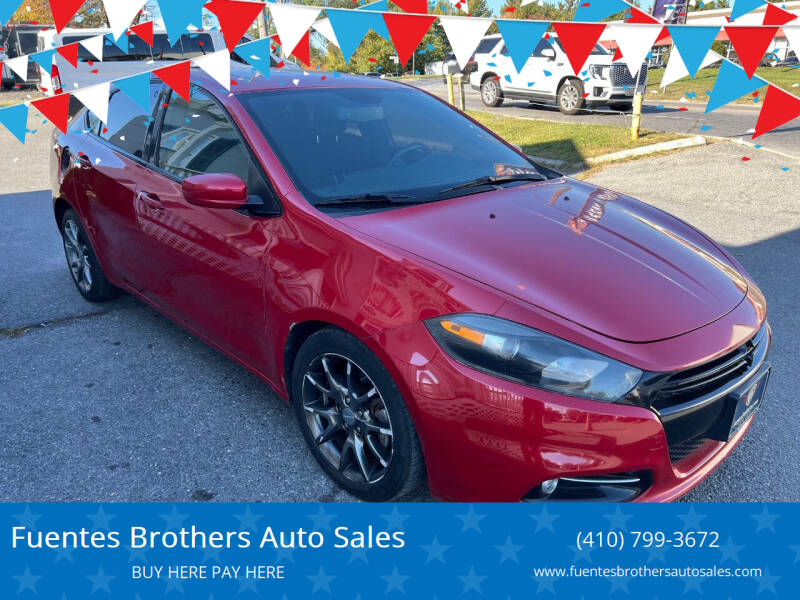 2014 Dodge Dart for sale at Fuentes Brothers Auto Sales in Jessup MD