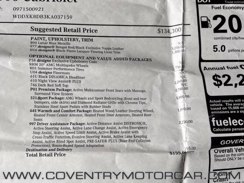 2019 Mercedes-Benz S-Class S 560