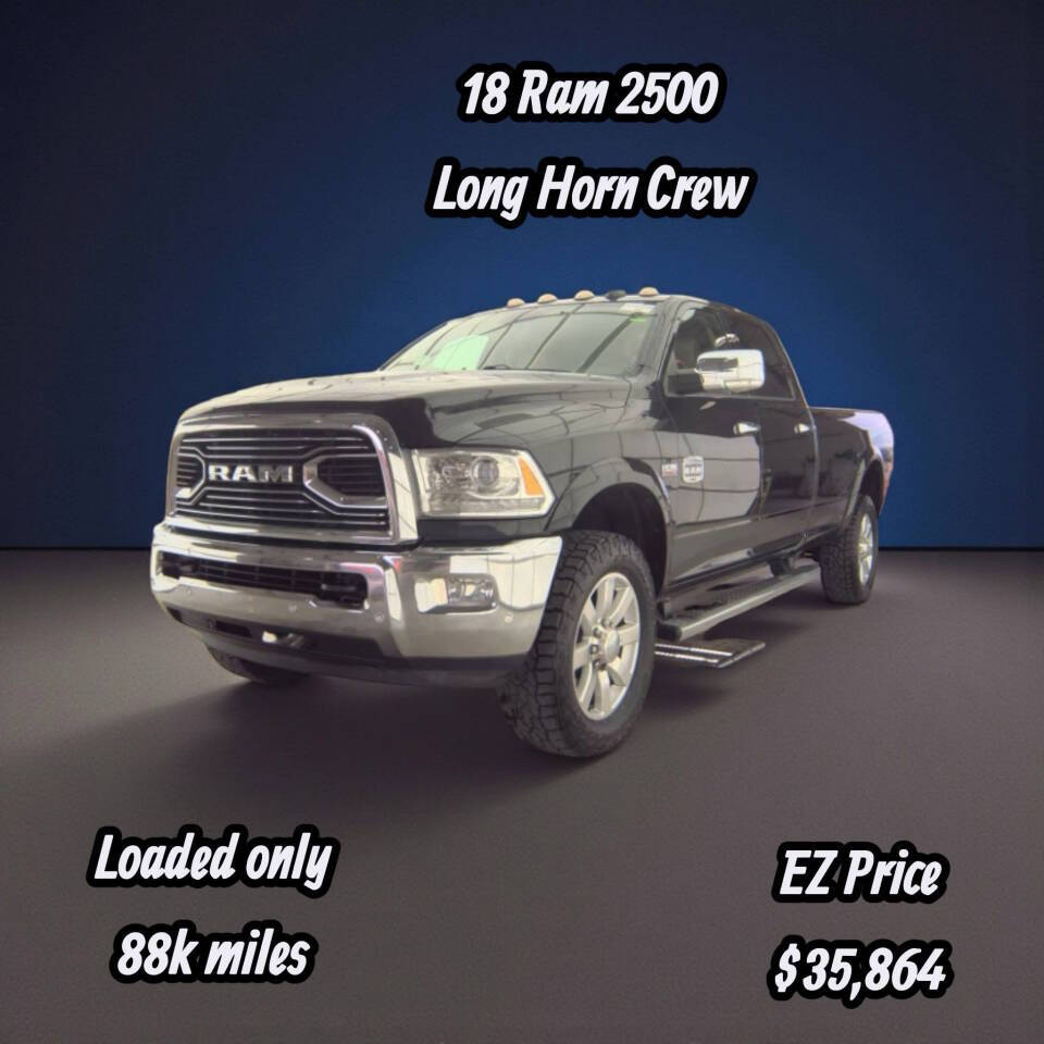 2018 RAM 2500 Laramie Longhorn Crew Cab LB 4WD