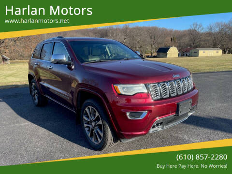 2017 Jeep Grand Cherokee for sale at Harlan Motors in Parkesburg PA