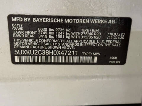 2017 BMW X6 xDrive35i