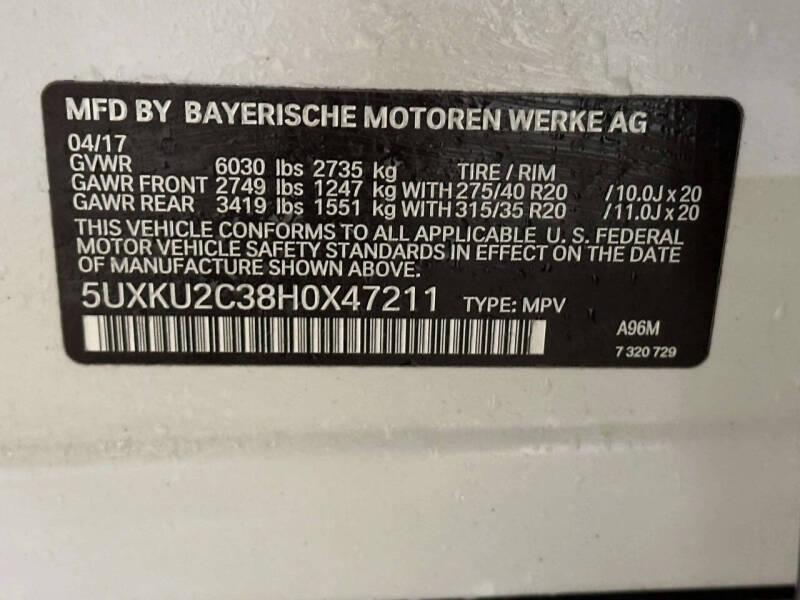 2017 BMW X6 xDrive35i