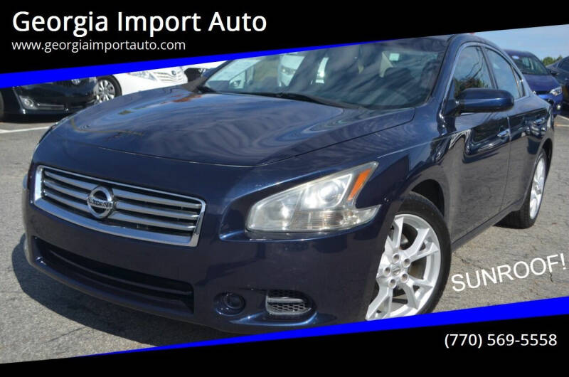 2014 Nissan Maxima for sale at Georgia Import Auto in Alpharetta GA