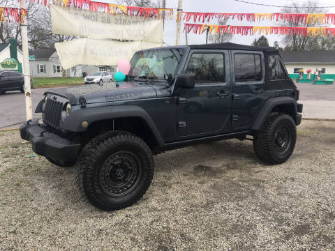 2008 Jeep Wrangler Unlimited for sale at Antique Motors in Plymouth IN
