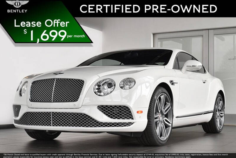 2016 Bentley Continental GT V8