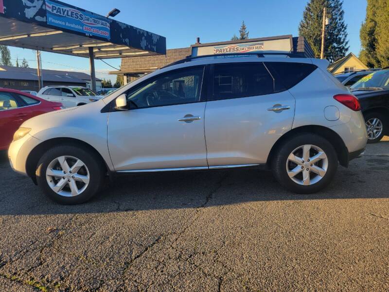 2009 Nissan Murano for sale at Payless Car and Truck sales in Seattle WA
