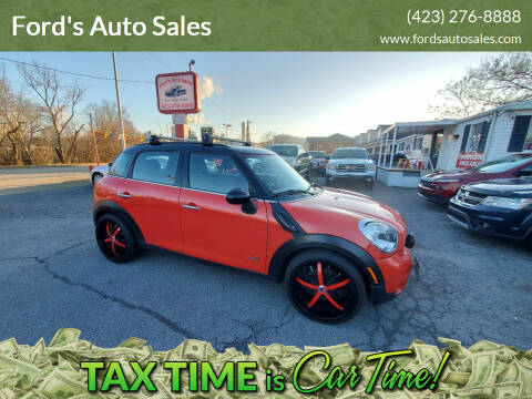 2011 MINI Cooper Countryman for sale at Ford's Auto Sales in Kingsport TN