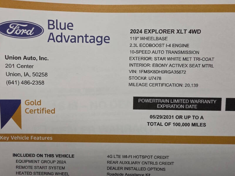 2024 Ford Explorer XLT