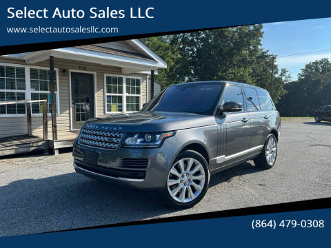 2017 Land Rover Range Rover for sale at Select Auto Sales LLC in Greer SC