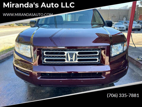 2007 Honda Ridgeline for sale at Miranda's Auto LLC in Commerce GA