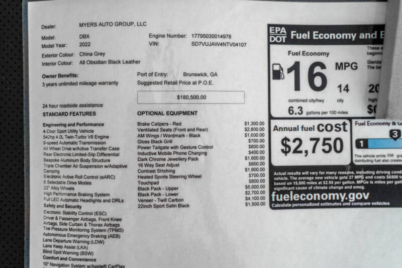 2022 Aston Martin DBX