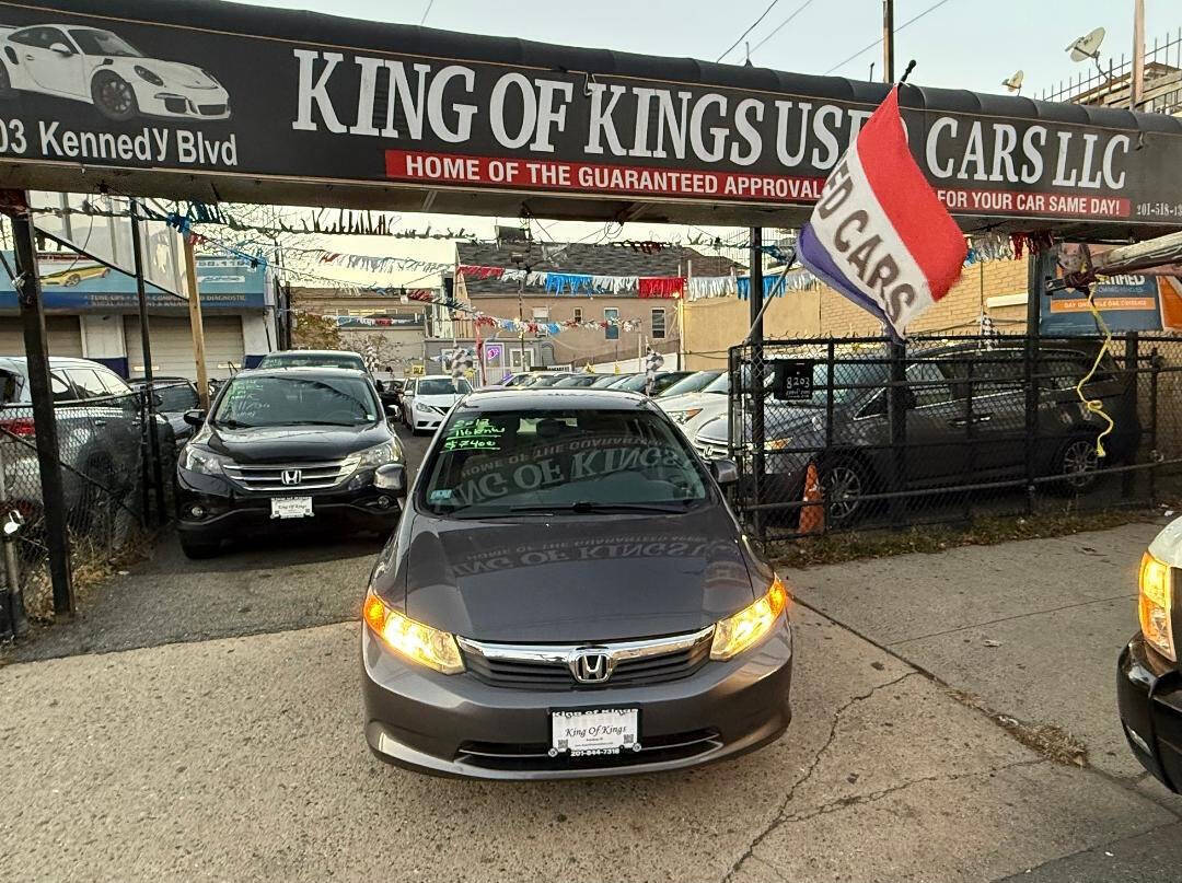 2012 Honda Civic LX 4dr Sedan 5A - Gray exterior view 14