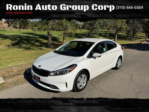 2018 Kia Forte for sale at Ronin Auto Group Corp in Sun Valley CA