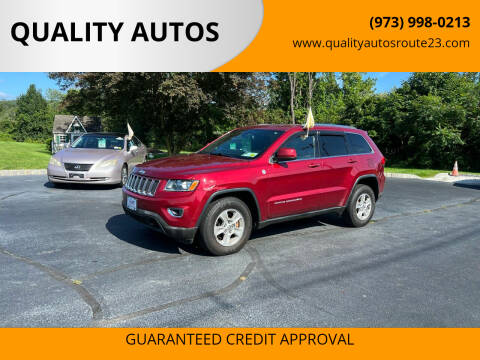 2014 Jeep Grand Cherokee for sale at QUALITY AUTOS in Hamburg NJ