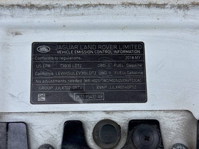 2018 Land Rover Range Rover Evoque