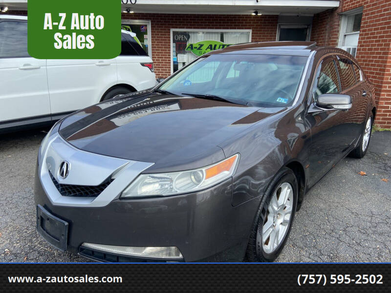 2010 Acura TL for sale at A-Z Auto Sales in Newport News VA