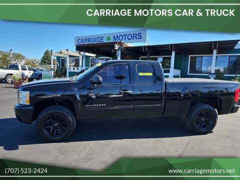 2012 Chevrolet Silverado 1500 for sale at Carriage Motors Car & Truck in Santa Rosa CA