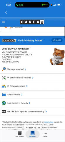 2019 BMW X7 xDrive50i