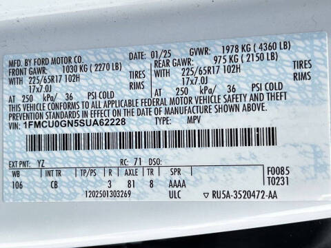2025 Ford Escape Active