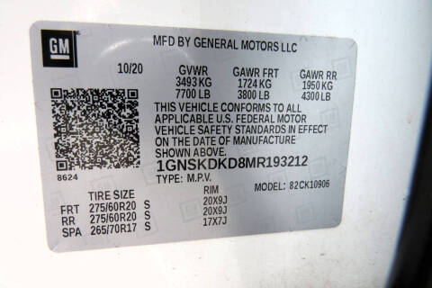 2021 Chevrolet Suburban Z71