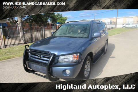 2007 Toyota Highlander for sale at Highland Autoplex, LLC in Dallas TX