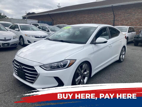 2017 Hyundai Elantra for sale at Dijie Auto Sales and Service Co. in Johnston RI