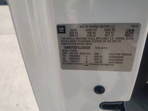 2012 GMC Acadia Denali