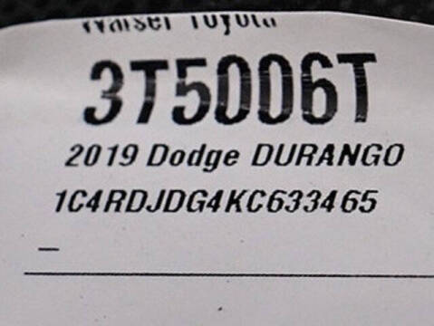 2019 Dodge Durango GT Plus