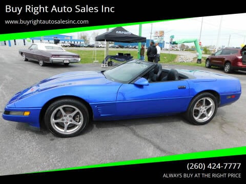 1995 Chevrolet Corvette for sale at Buy Right Auto Sales Inc in Fort Wayne IN